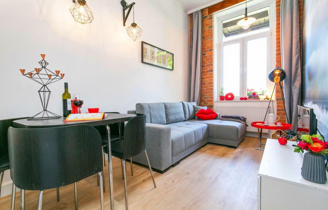 Berg Apartament Red Obok Starego Miasta Gdansk Ngoại thất bức ảnh