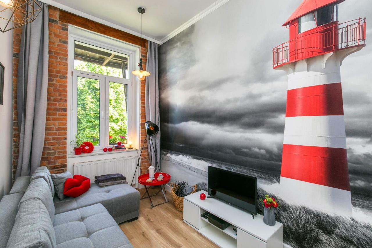 Berg Apartament Red Obok Starego Miasta Gdansk Ngoại thất bức ảnh